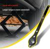 Portable Double-Sided Car Jack and Tire Wrench Set