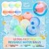 Reusable Water-Balloons — Quick-, Refillable Water Toys For Kids' Summer Fun, Outdoor Pool & Water Play
