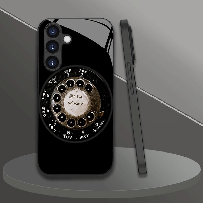 New Model Retro Exquisite Luxury High-end PhoneCase Glass TPU PhoneCase for Samsung Galaxy S26 S25 S24 S23 S22 S21 FE,Ultra,Plus