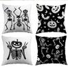 New Halloween Printed Polyester Pillow Cover Printed Home Living Room Sofa Decoration Cushion Bedroom Cushion