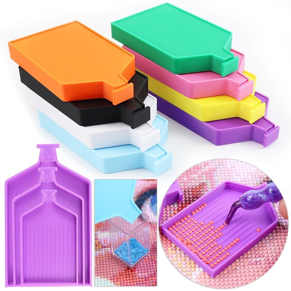 With Lid Diamond Painting Tray 3 in 1 Diamond Art Tools For Diamond Art Accessories