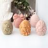 Handmade Silicone Easter Bunny Egg Candle Mold DIY 3D Easter Bowknot Egg Candle Mold Perfect Candle Soap Plaster Creations