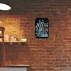 Vintage Metal Poster Blues Jazz Music Wall Decor Retro Bar Sign