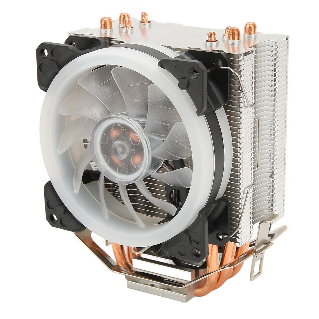 CPU-Kühler mit RGB-Beleuchtung 9,2cm Lüfter 12V 3PIN 4PIN Schnittstelle Plug and Play CPU-Kühlungs Lüfter Leiser CPU-Lüfter für Desktop