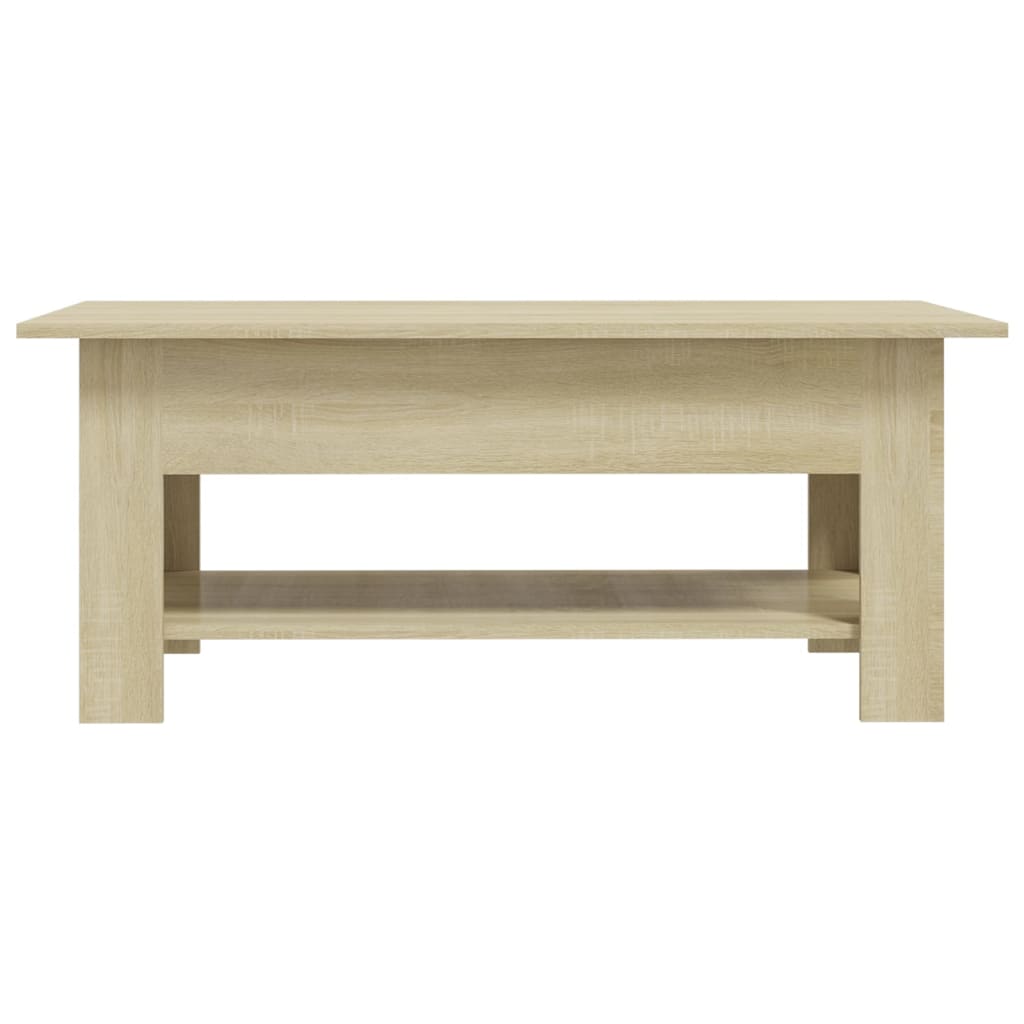  Coffee Table, Sonoma Oak, 102x55x42, Wood-based Material