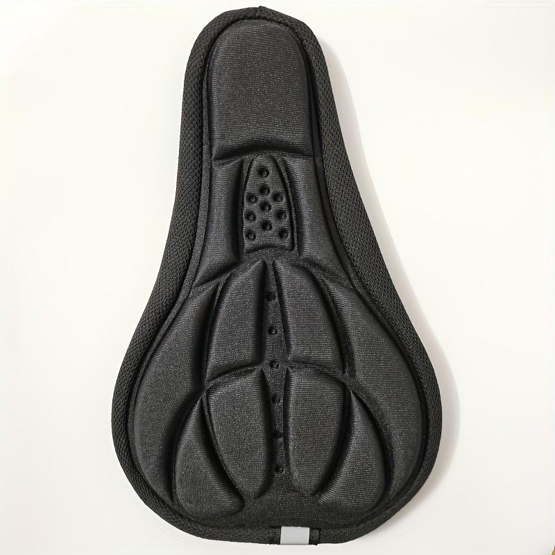 1Pc Comfortable Bicycle Seat Cushion Cover Features A Shock-Absorbing And Breathable 3D Design, Ideal For Road And Mountain Bikes. It Is A Must-Have