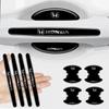ARE1 Car Door Handle Bowl Stickers Anti-collision Protector For Honda Mugen Power Civic FIT Accord CRV 5th Jazz CRZ HRV Pilot Odyssey