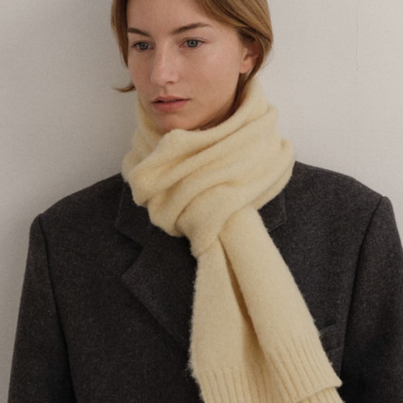 LOTE Shetland-Bürstenschal (4 Farben)