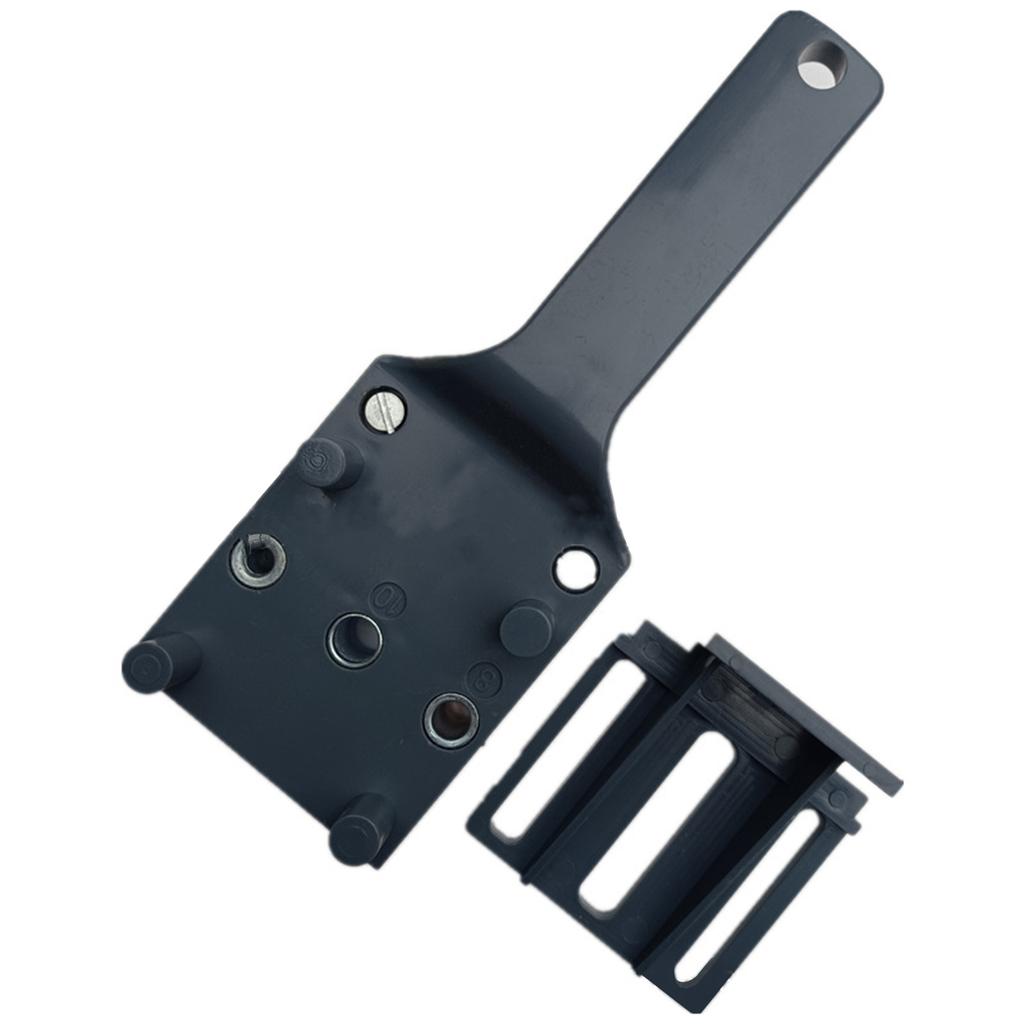 For Carpentry Straight Hole Locator Clamp Woodworking Dowel Handheld Drill Guide And Hole Saw Tool 6/8/10Mm Drill Bit