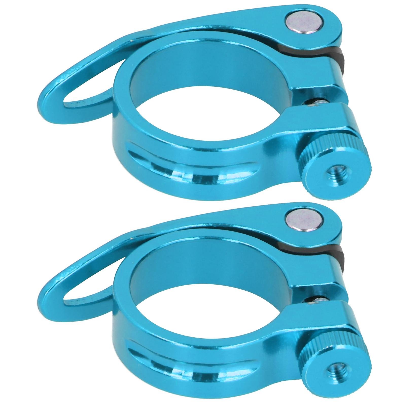 2 шт. Зажим для седла велосипеда Горный велосипед Дорожный Подседельный штырь Быстросъемный зажим 35 мм Или