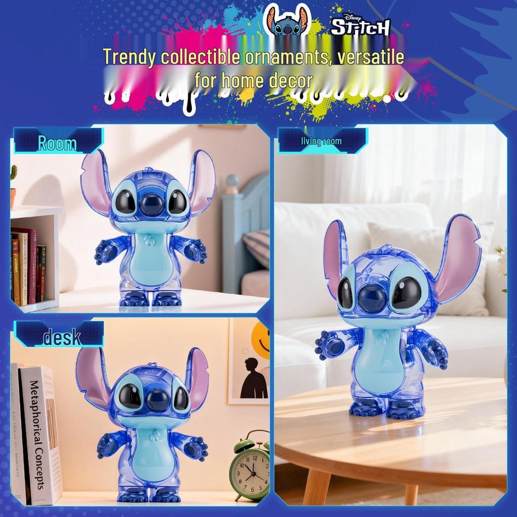 Disney Stitch Prasátko Ozdoba: Novoroční dárek pro děti s velkou dárkovou krabicí pro chlapce a dívky