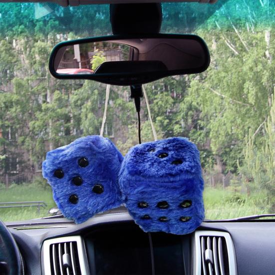 Plyšová kostka Hračka Barevná 6cm Kostka Nadýchaná Tečkovaná kostka Plyšáci Dekorace Houbová výplň Kostka Plyšový přívěsek Doplňky na batoh Interiér auta