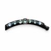 Light luxury style, exquisite and elegant fashion, ice transparent blue ponytail, banana clip for women