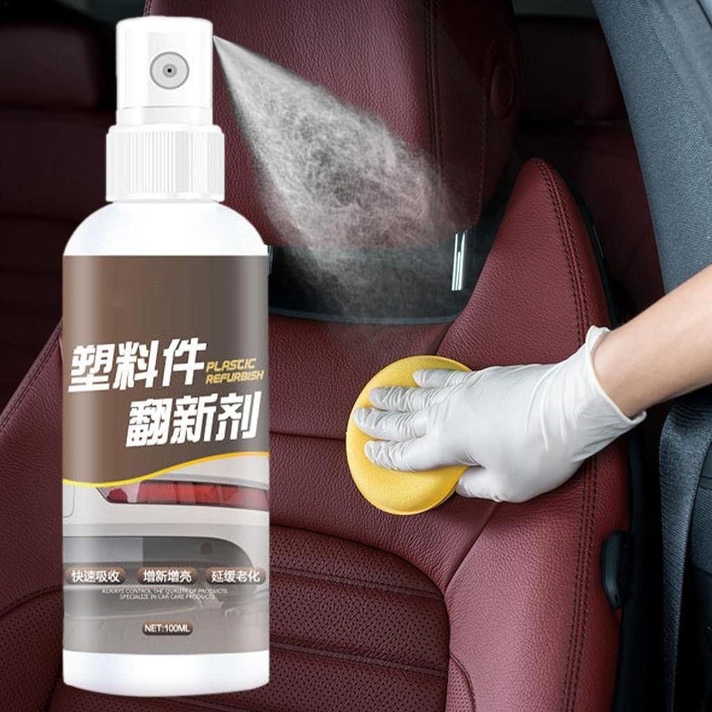 Recubrimiento de cristal, tratamiento de plástico para parachoques de automóviles, brilla y protege piezas de plástico de automóviles, agentes reparadores, pasta de revestimiento, limpiador para mantenimiento de automóviles