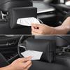 Leather Car Tissue Box Car Towel Napkin Paper Rack Storage Bag For Mercedes Benz W203 W204 W205 W210 W211 W212 W221 W222 CLS CLA