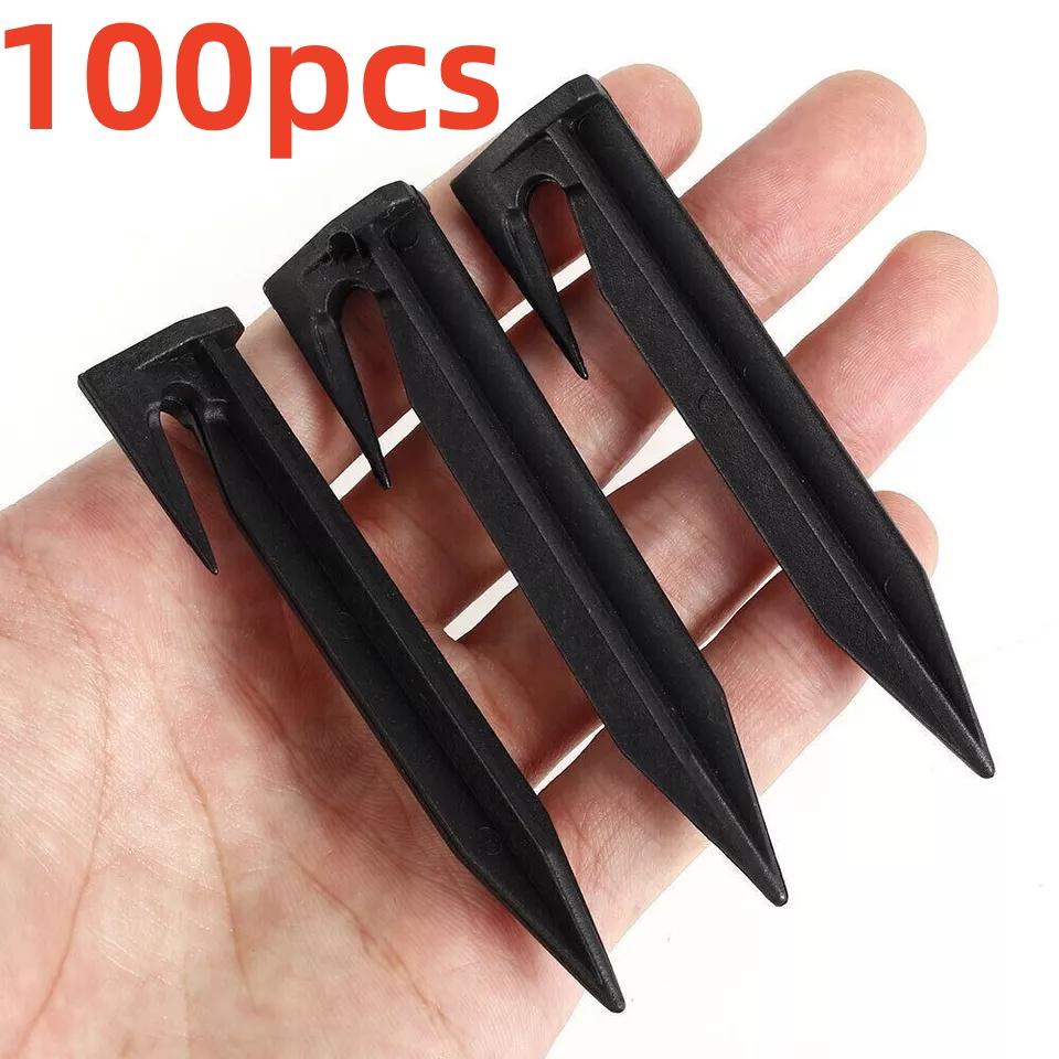 200pcs Lawn Mower Boundary Pegs For Securely Anchoring Robot Mower Perimeter Boundary Cable Lawn Nails Garden Tools Accessories