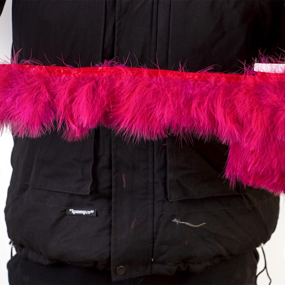 1Meter Fluffy Red Marabou Feather Trim Turkey Feathers For Crafts Ribbon Width 6-8" Turkey Plumes Fringe Diy Wedding Decoration