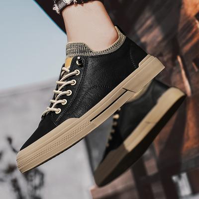 Mode Mode Herren Freizeitschuhe Outdoor Leder Atmungsaktiv Bequem Herrenschuhe 2024 Herren Sneaker Herren Skateschuhe Vulkanisierte Schuhe