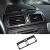 For BMW X3 E83 2006-2010 ABS Carbon Fiber Middle Console Air Outlet Vent Trim