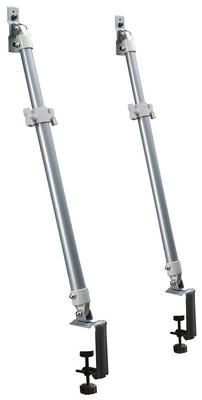 HEIAN SHINDO Fixed Pole for LCD Compatible with TV Sizes Inches Heian Shindo Kogyo Disaster Prevention Goods Earthquake-resistant TV, Silver, 32-60
