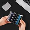 Stainless Steel Anti-Theft Accordion Card Wallet & Business Card Holder