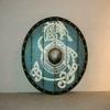 60,96 Cm Bouclier Rond Viking Templier LARP Guerrier Bleu