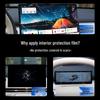 Zeekr 001 Navigation Screen Protector: Tempered Film & Interior Control Stickers for 26 Models