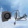 Plastic Electric Blower With 3 Speed Settings USB Operated Ideal For Barbecue Ignition Ventilation & Outdoor Adventures
