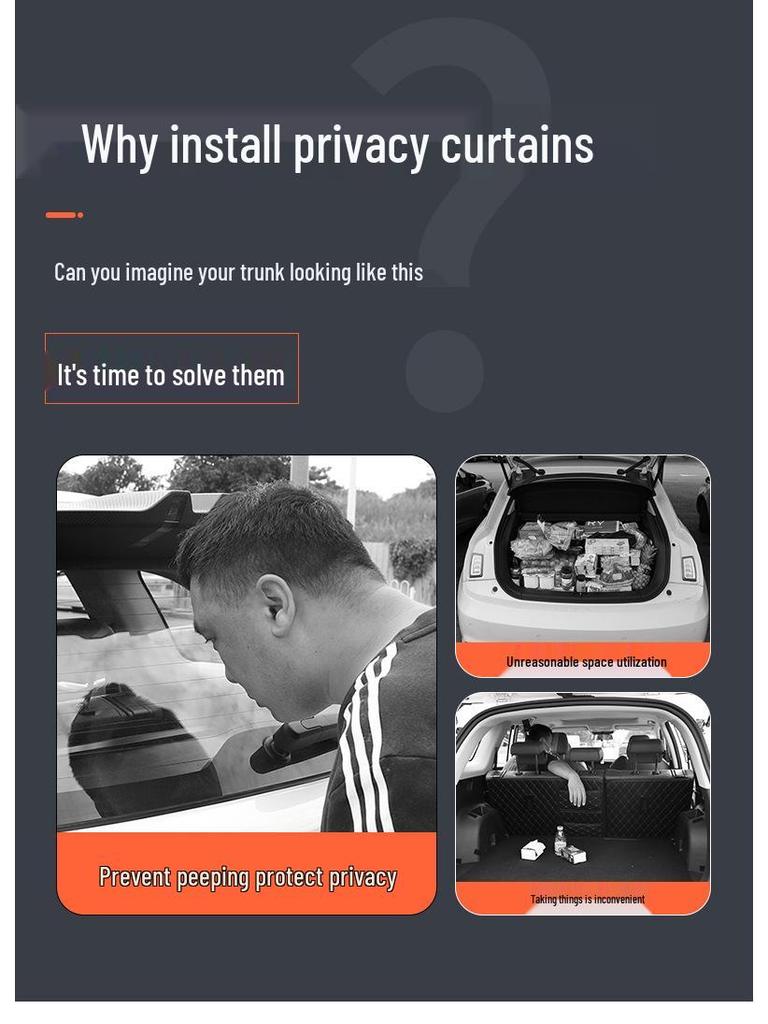 Trunk Cover & Sunshade for Peugeot 5008: Interior Storage & Partition Accessory