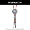 Bolo Krawatte für Männer Geprägter Anhänger Bolo Krawatten Formelles Hemd Zubehör Vintage Bolo Krawatte Klassische Country Halskette