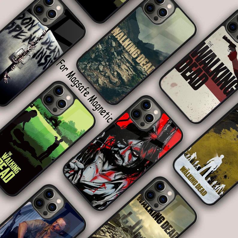 The Walking Dead TV Magnetic Phone Case For APPLE iPhone 17 Air 16 14 13 12 Pro Max 15 Plus Wireless Charge With MagSafe Cover