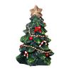 13cm Mini Weihnachtsbaum Dekorationen Figur Harz Weihnachtsbaum Schmuck für Zuhause Tisch Party Dekor Feiertag Dekorative Geschenke