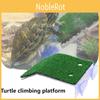 Realistic Grass Turtle Sunning Platform Abs Material Fish Tank Accessories