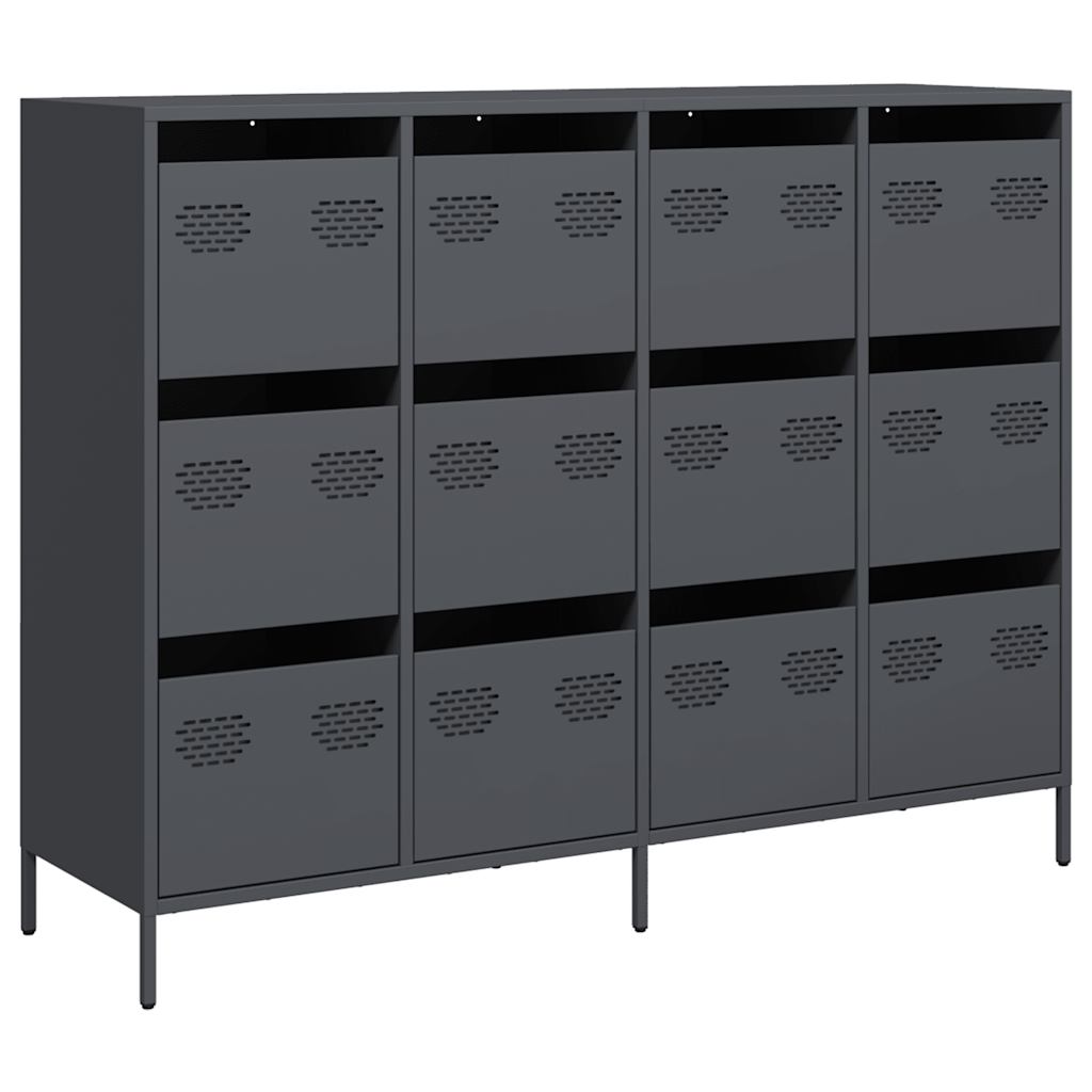 Sideboard Anthracite 135 x 39 x 103.5 cm Cold rolled Steel