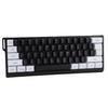 Wired Keyboard 60 Percent 61 Keys RGB Backlit Mechanical Feel Portable Computer Keyboard for Gaming Work