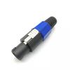 Ohm Speaker 4-Pin Long Tail Connector, NL4FC Cable Power Amplifier Plug