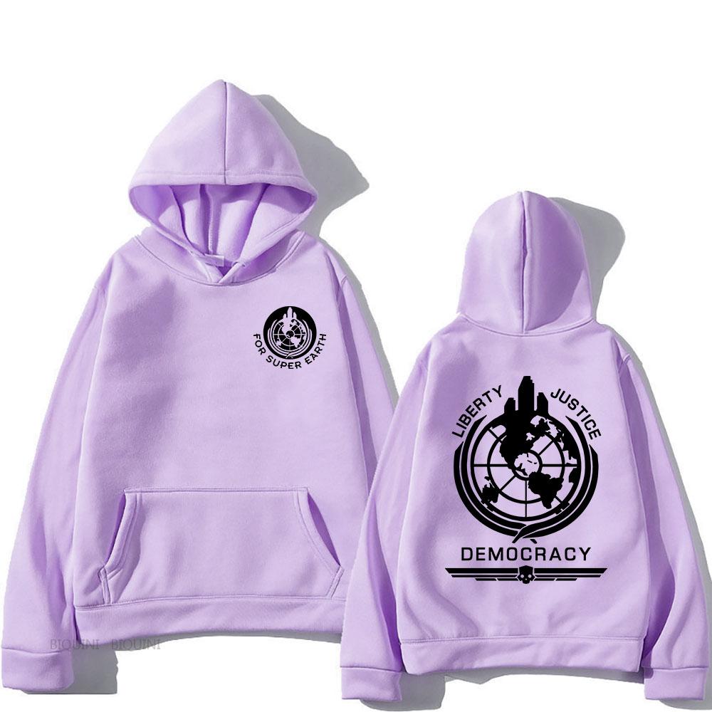 Trendy discount Helldivers Hoodie Comfortabel Sweatshirt met Capuchon en Lange Mouwen Heren/dames voor Herfst/Winter Kleding Casual Grafische Print Hoody L