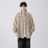 Wassup Sohot Men's Plaid Long Sleeve Shirt Jacket