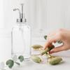 SAFIGLE Glass Syrup Dispenser Pump Bottle Lotion Soap Honey Dispenser Reusable 8.66X3.18In Compact Pump Lid for Kitchen Coffee Bar