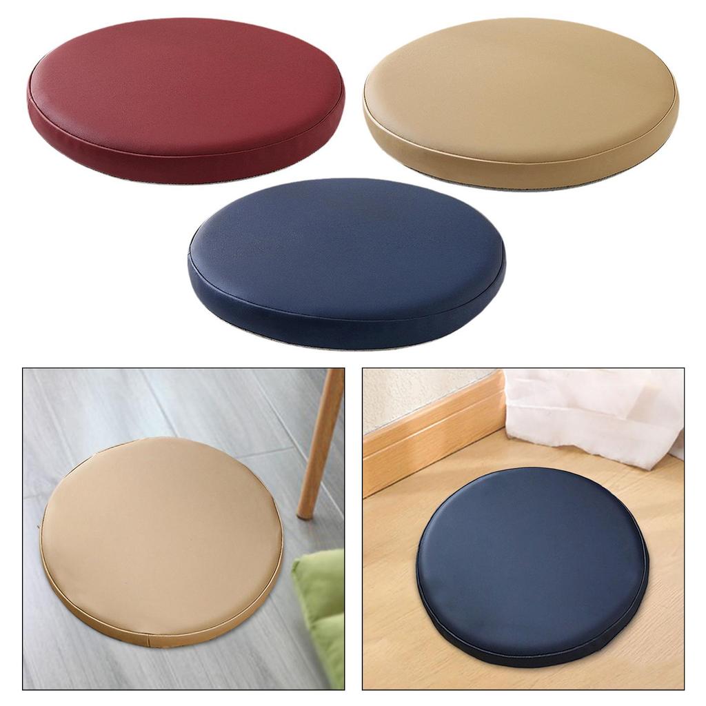 Cuscino per Seduta Sgabello Alto in Pelle PU 36 cm Decorazione per la Casa Cuscino per Seduta Rotondo per Soggiorno di Casa Hotel Balcone Sala da Pranzo