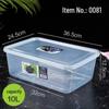 Alliance Rectangular 10L Transparent Food Storage Container