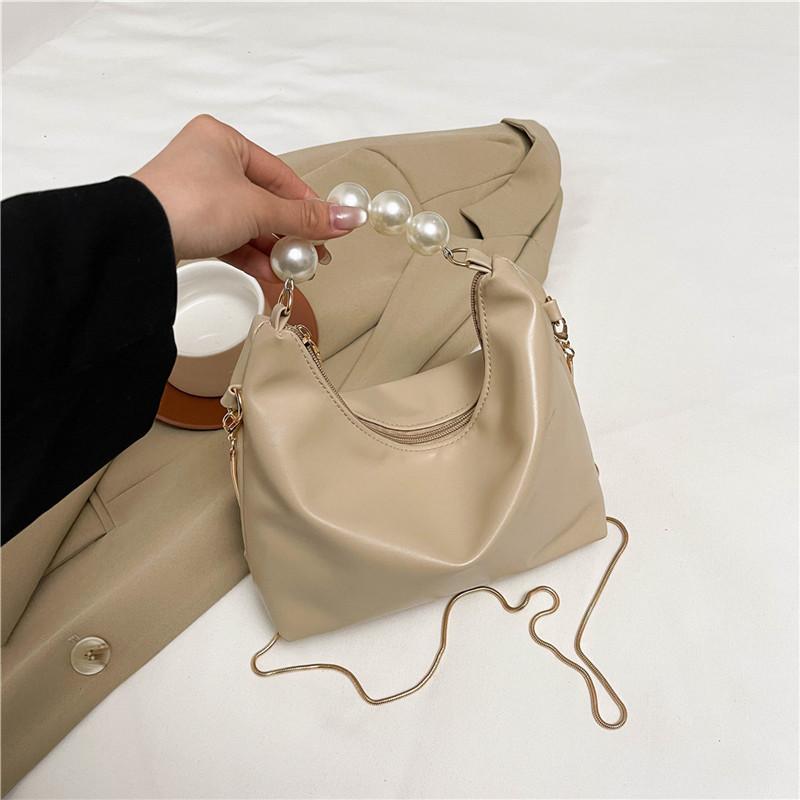 

Small bag high value pearl handbag women s 2025 new mini chain shoulder crossbody small bag dumpling bag хаки