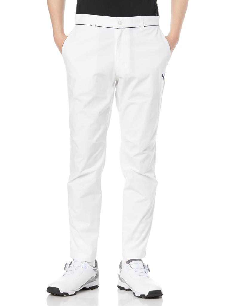 Golf Pants GOLF Hyper Stretch Houndstooth Slim Tapered White Glow [PUMA] Pants/627654 Men's