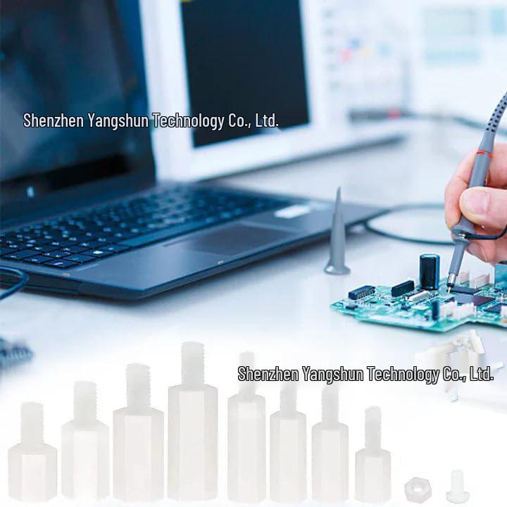 140-Piece White Nylon Hex M2 Phillips Round Head Screw Kit with Isolation Support Column