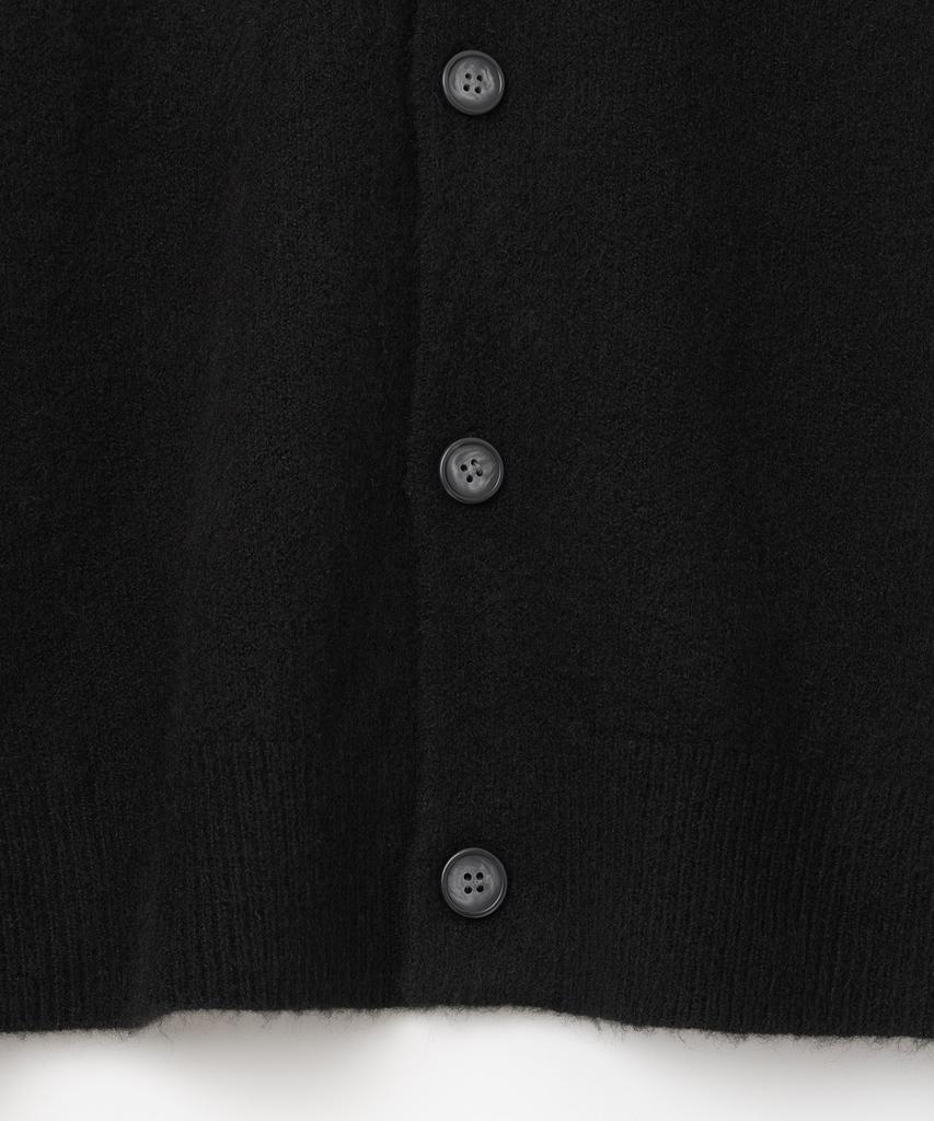 MILLO ARCHIVE Crop Move V-Neck Cardigan [Black]