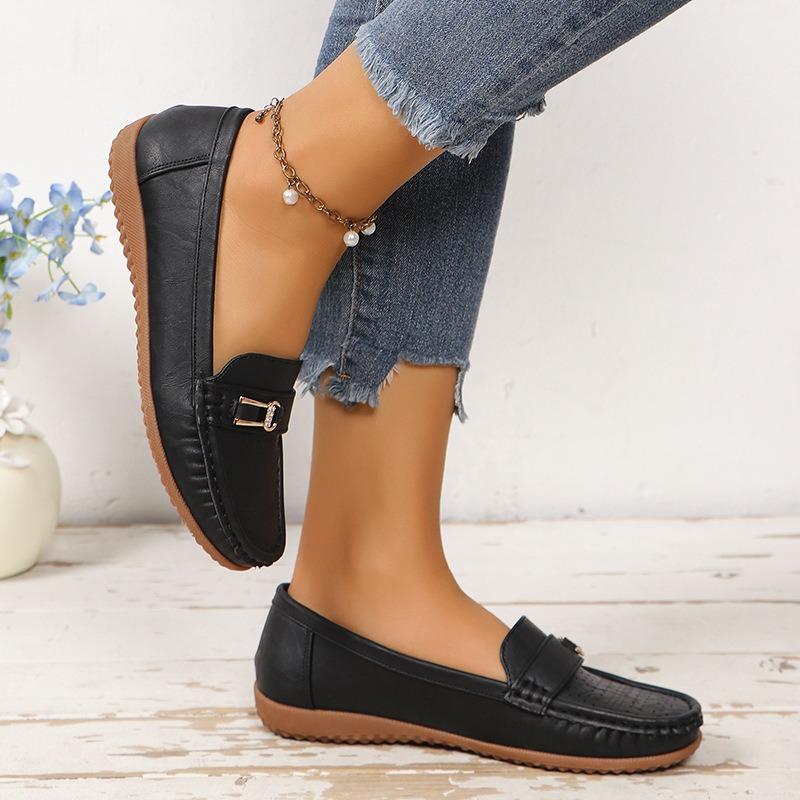 Doudou shoes women's new mother shoes large size non-slip nurse shoes one pedal casual single shoes women