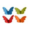 Gants isolés en forme de papillon, 2 pièces, couvre-Pot magnétique, Clip à main en Silicone résistant à la chaleur pour la cuisine