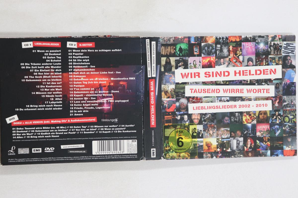 

CD WIR SIND HELDEN Tausend Wirre Worte Lieblingslieder 5099994792628 EMI 2011 Germany Rock Used