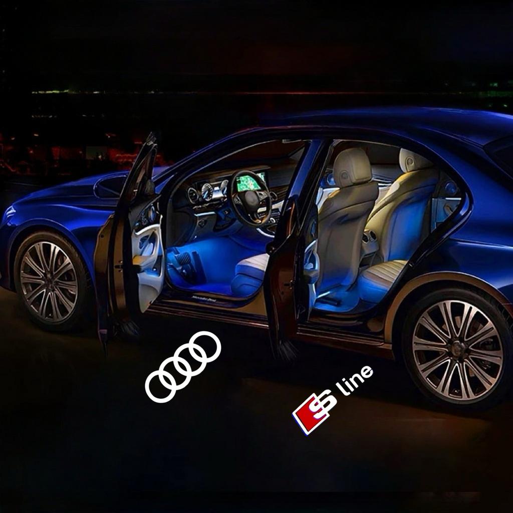 Autotür LED Projektorlampe Willkommenslicht für Audi A3 A4 B8 8P 8V A6 C7 A5 Q5 B7 B6 B9 SLINE QUTTRO RS Q3 Q7 S3 S4 S5 SQ5 S6 A8