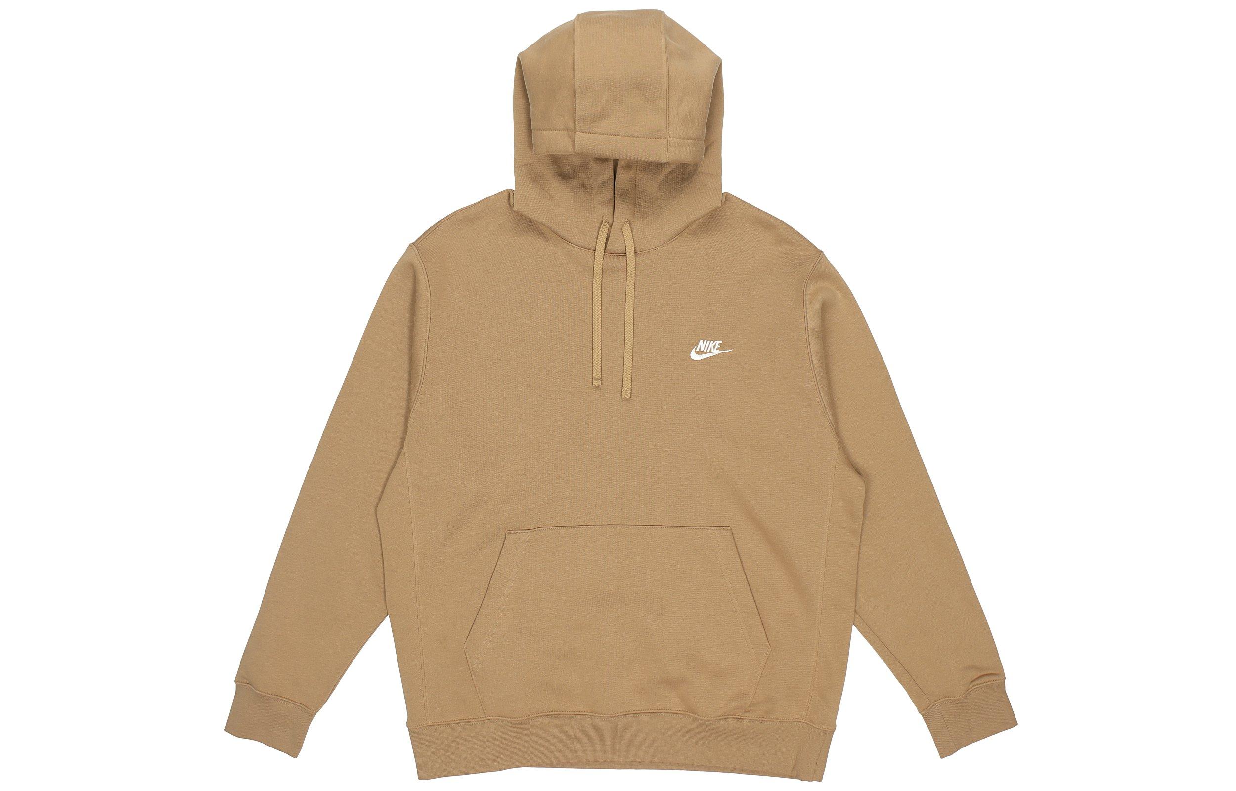 Nike Sweatshirts Men s Khaki Hooded Moderate Regular BV2655-258 S